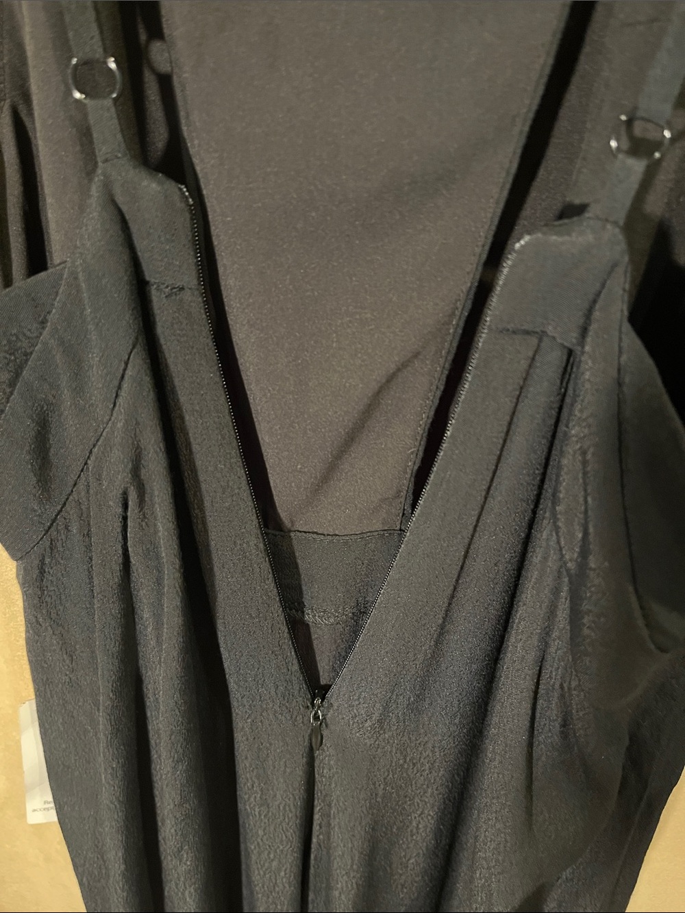 Tobi Black Halter-Style Jumpsuit with Front Cutout - Picture 4 of 7